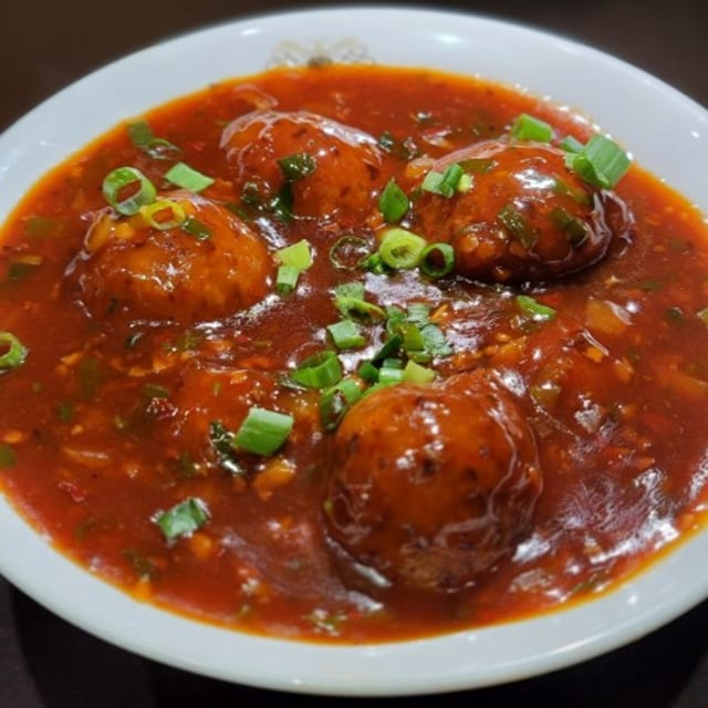 Veg Manchurian Gravy.