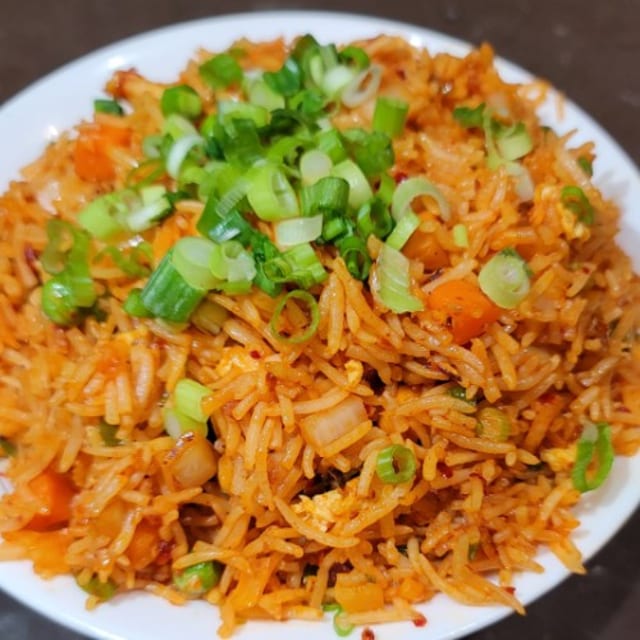 Chili Garlic Fried Rice.