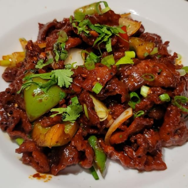 Lamb with Basil & Chili.