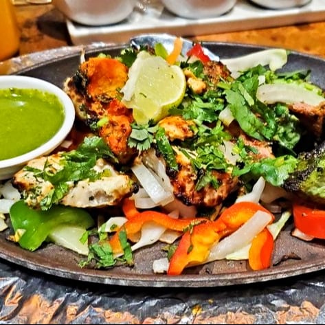 Assortment of Tandoori Kabab.