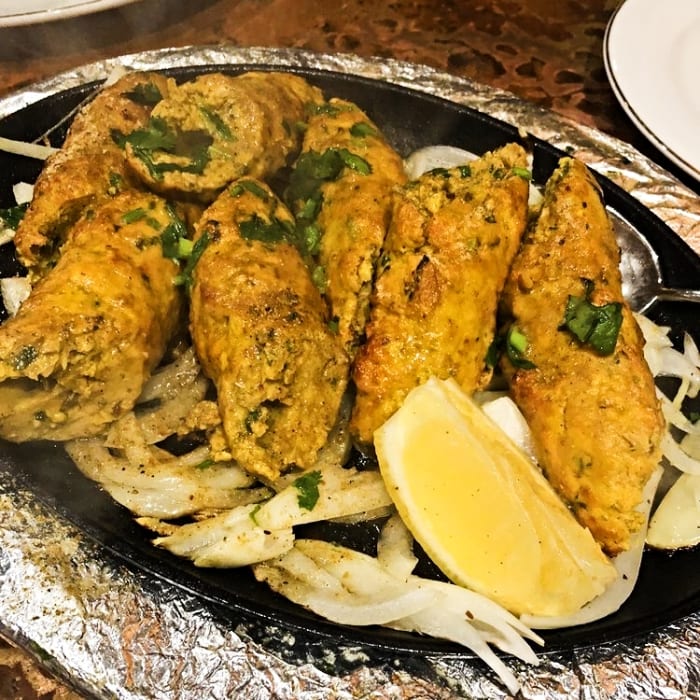 Chicken Seekh Kabab.