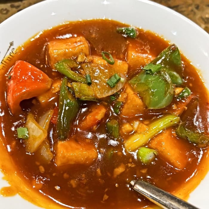 Chili Paneer Gravy.